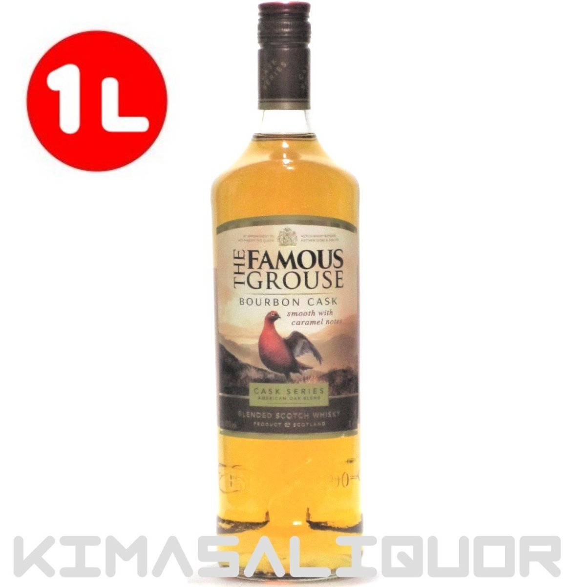 画像1: [特価] フェイマスグラウス バーボンカスク 並行品 40度 1000ml (1L) (1)