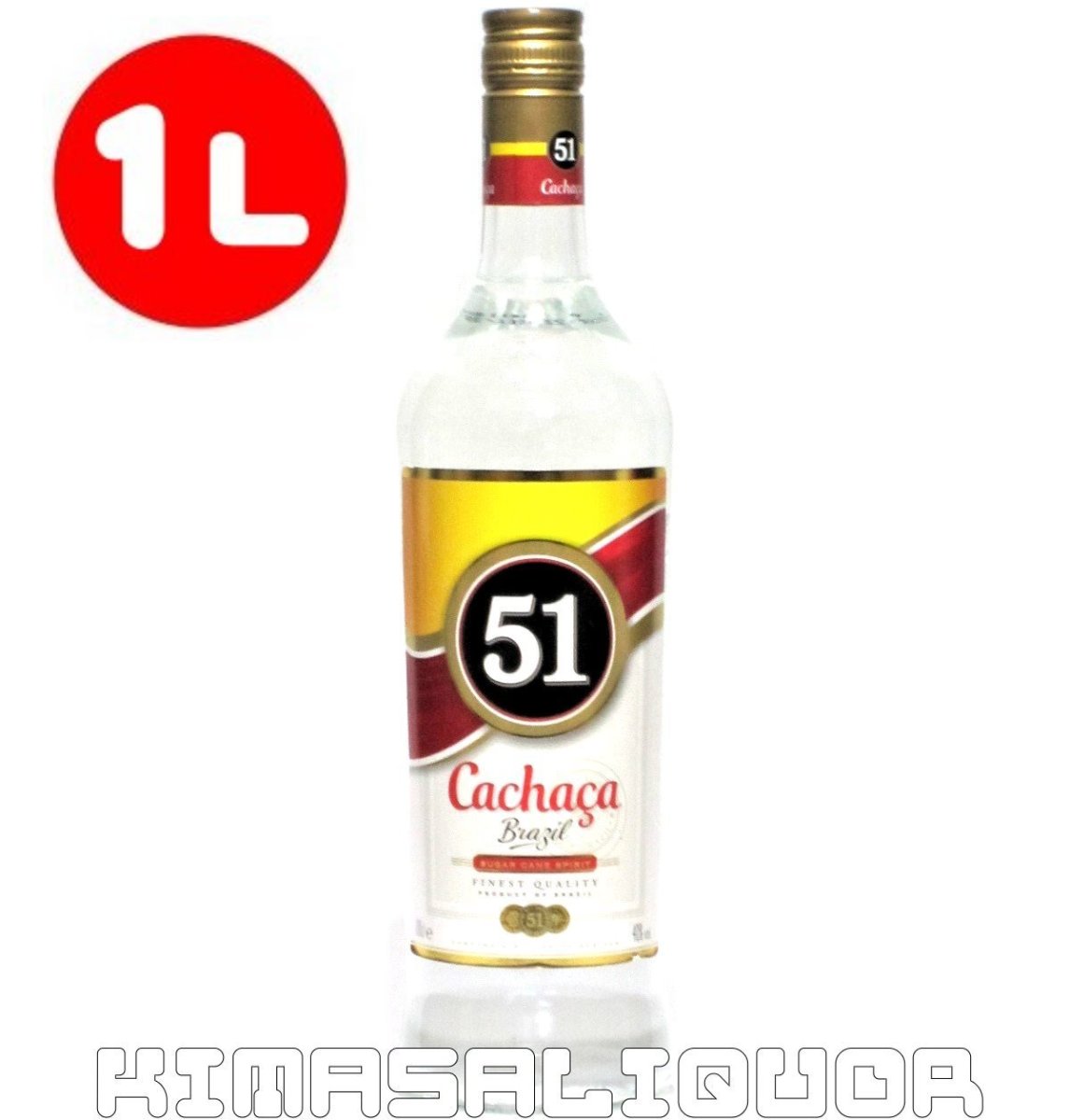画像1: [特価] カシャーサ 51 並行品 玉付き 40度 1000ml (1L) (1)
