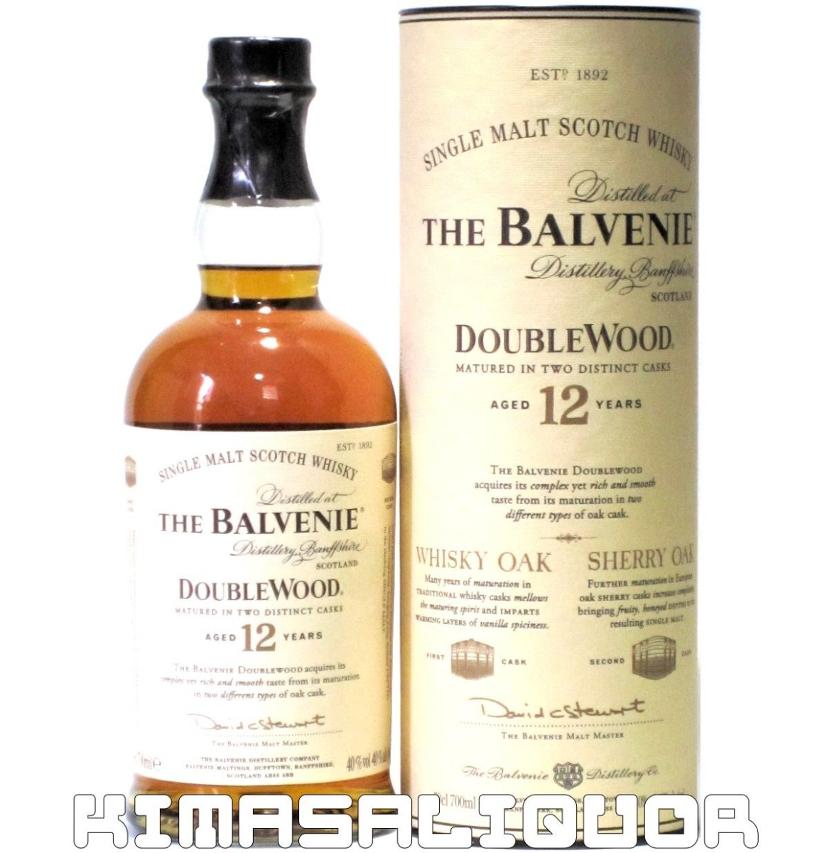 画像1: [特価] ザ・バルヴェニー 12年 ダブルウッド 正規品 箱付き 40度 700ml (1)