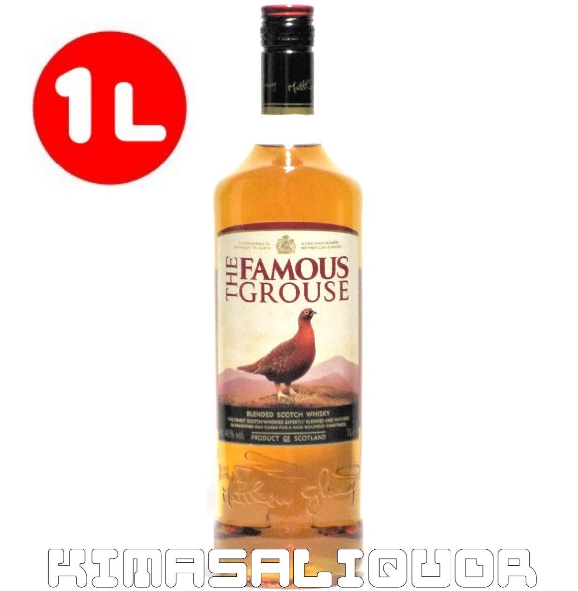 画像1: [特価] フェイマスグラウス 並行品 40度 1000ml (1L) (1)
