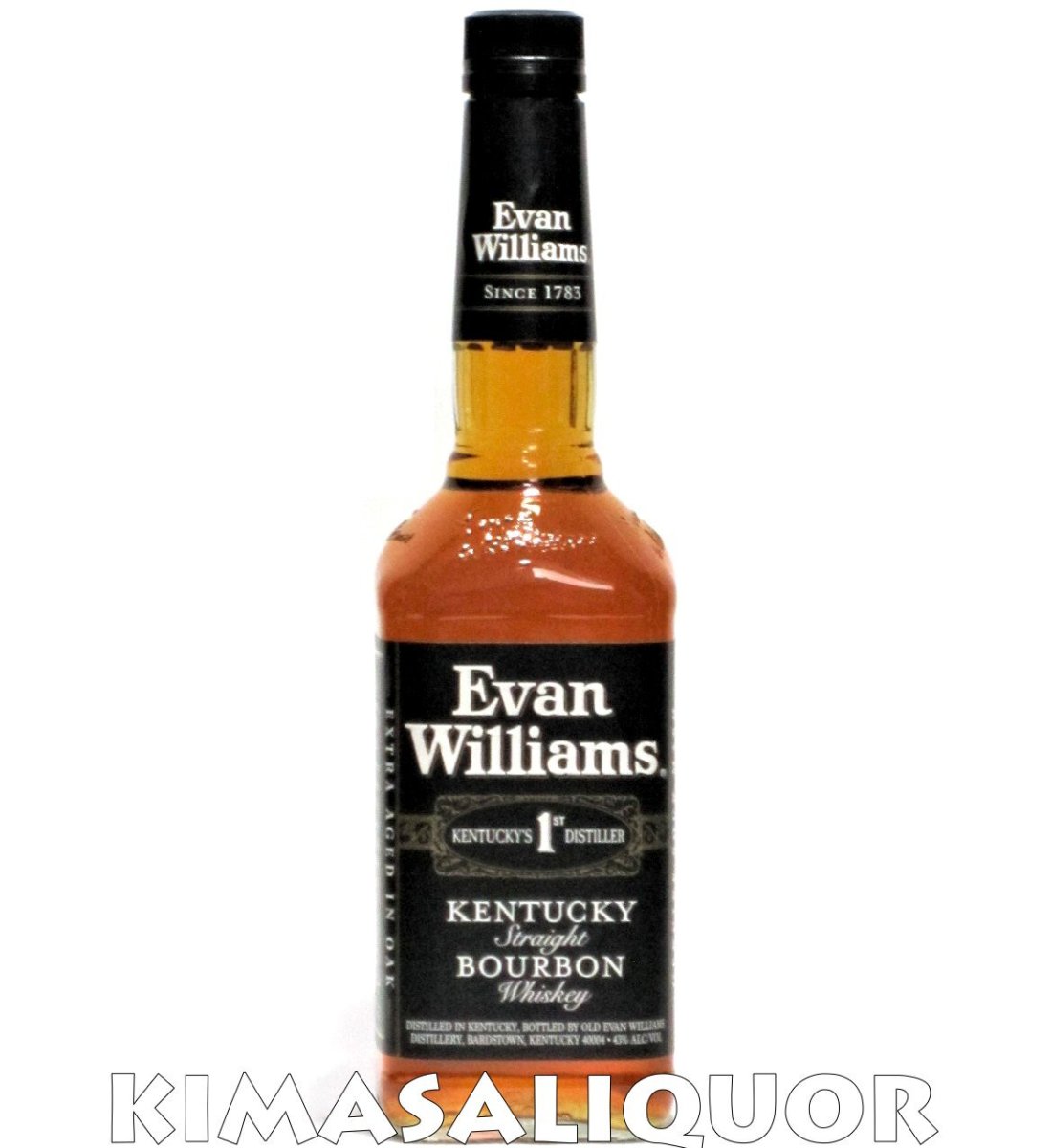 画像1: [特価] エヴァンウィリアムス ブラック 並行品 43度 750ml (1)