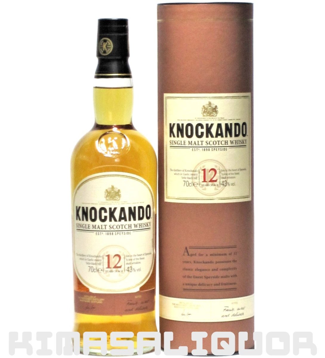 画像1: [特価] ノッカンドゥ 12年 並行品 箱付き 43度 700ml (1)