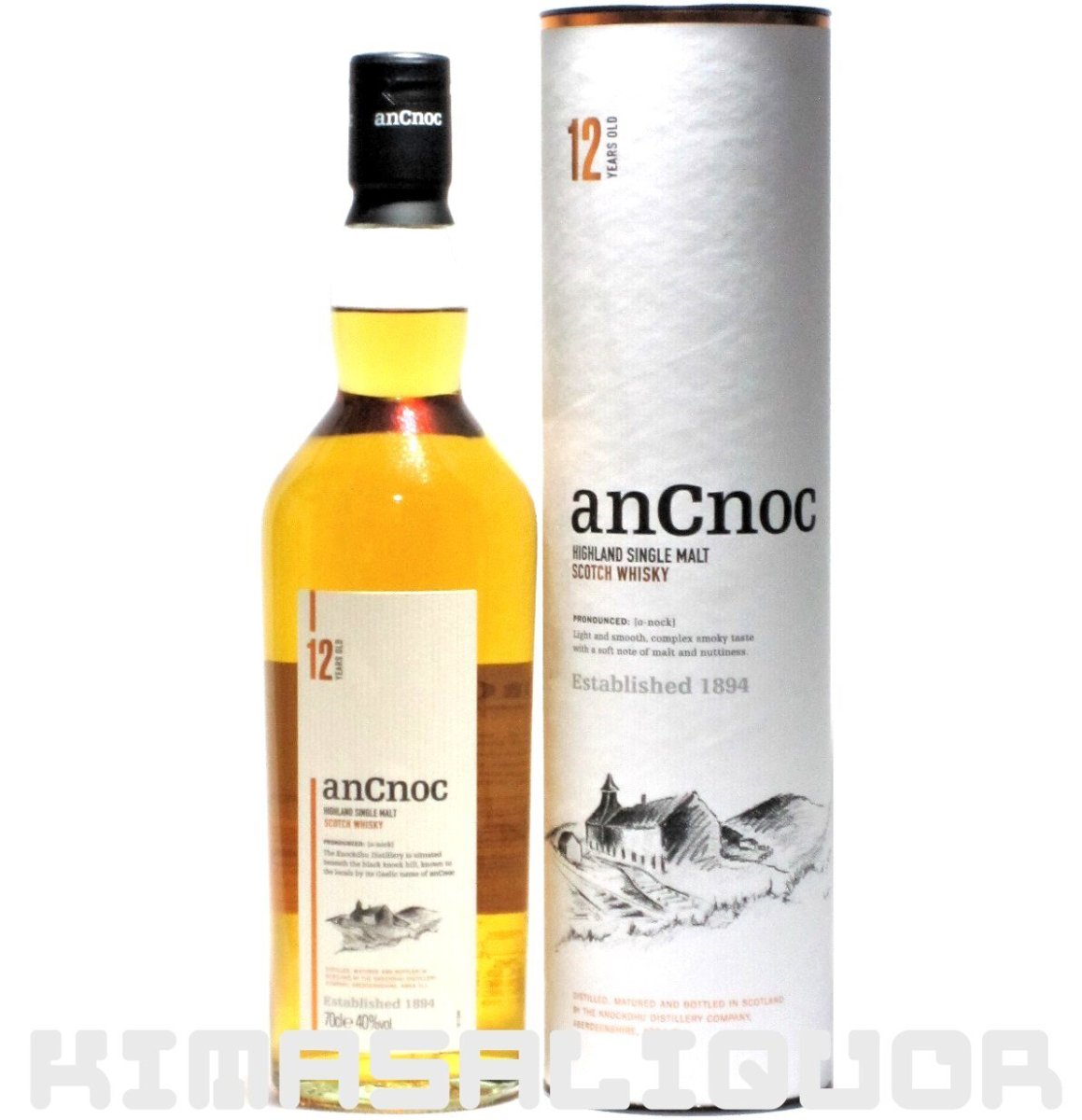 画像1: [特価] アンノック 12年 並行品 箱付き 40度 700ml (1)