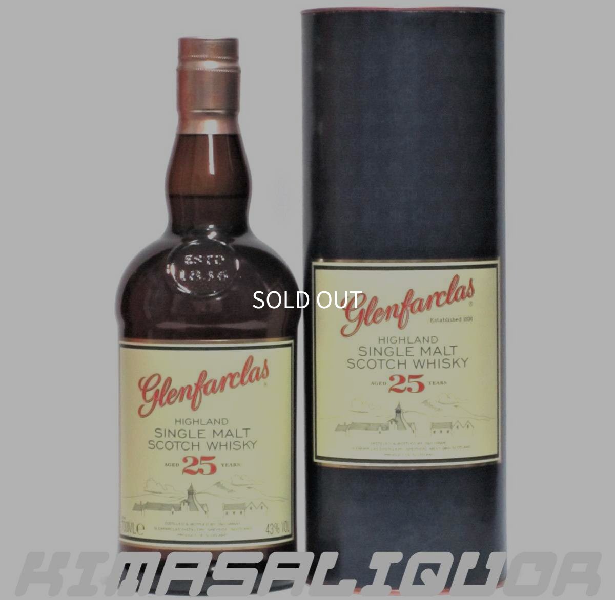 画像1: グレンファークラス 25年 並行品 箱付き 43度 700ml (1)