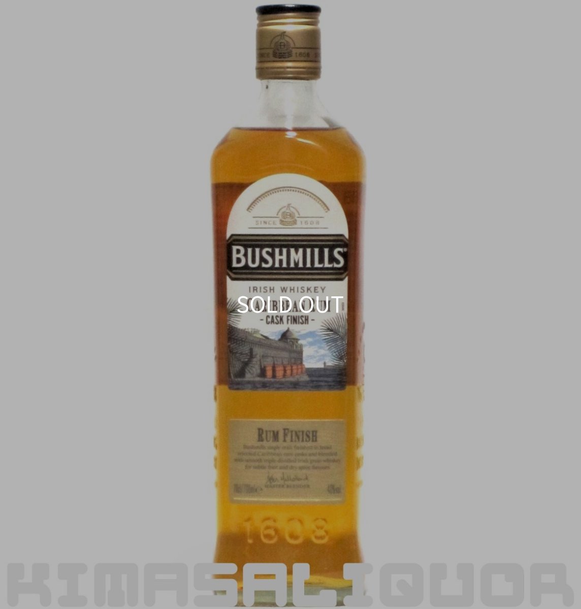 画像1: ブッシュミルズ カリビアンラムカスク 並行品 40度 700ml (1)