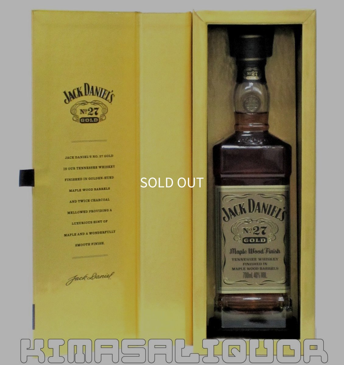 画像1: ジャックダニエル ゴールド No.27 並行品 箱付き 40度 700ml (1)