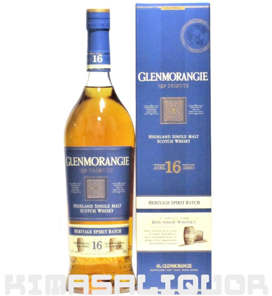 画像1: [数量限定特価] グレンモーレンジ 16年 トリビュート 並行品 箱付き 43度 1000ml (1L) (1)