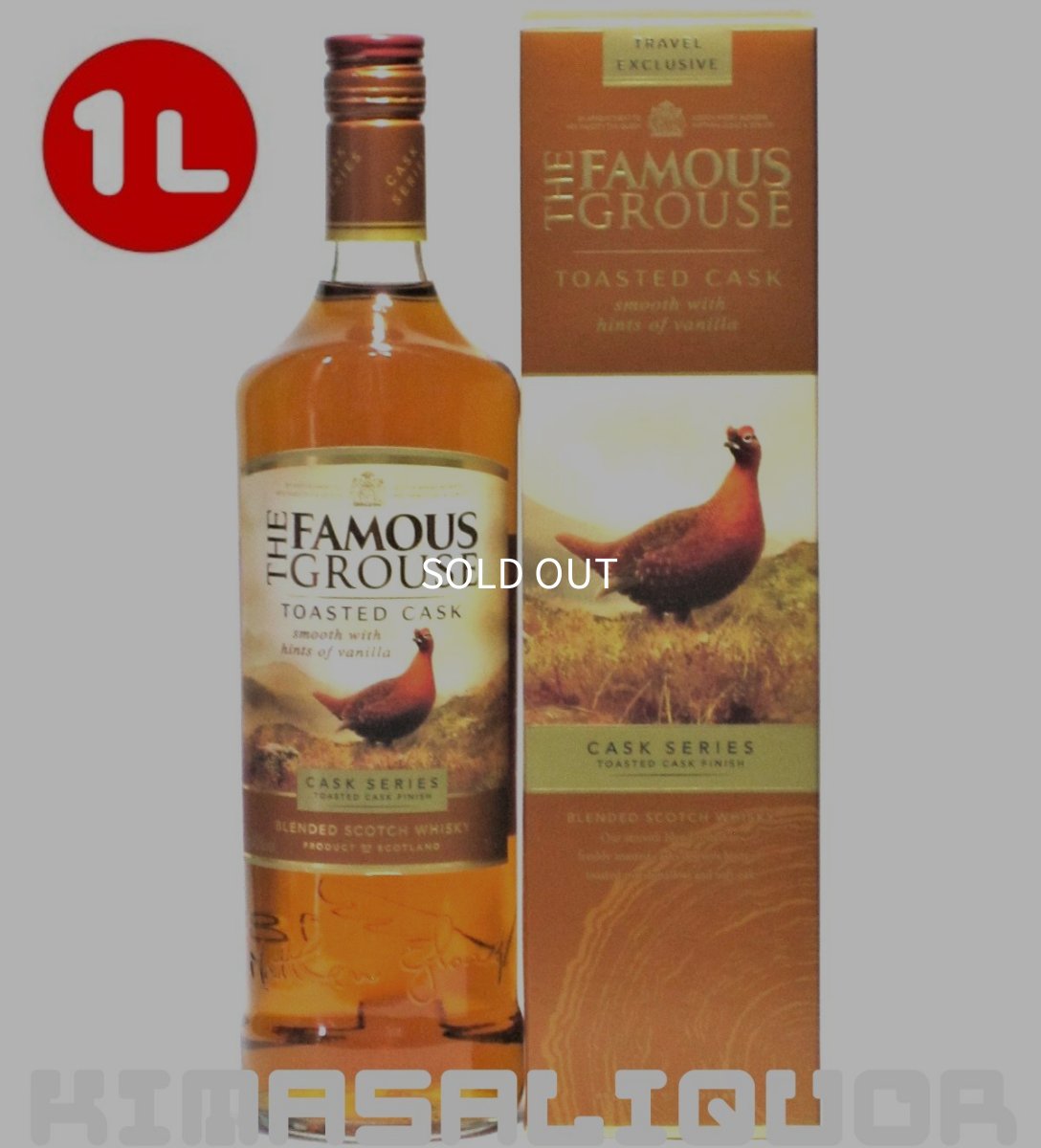画像1: フェイマスグラウス トースティッドカスク 並行品 40度 1000ml (1L) (1)