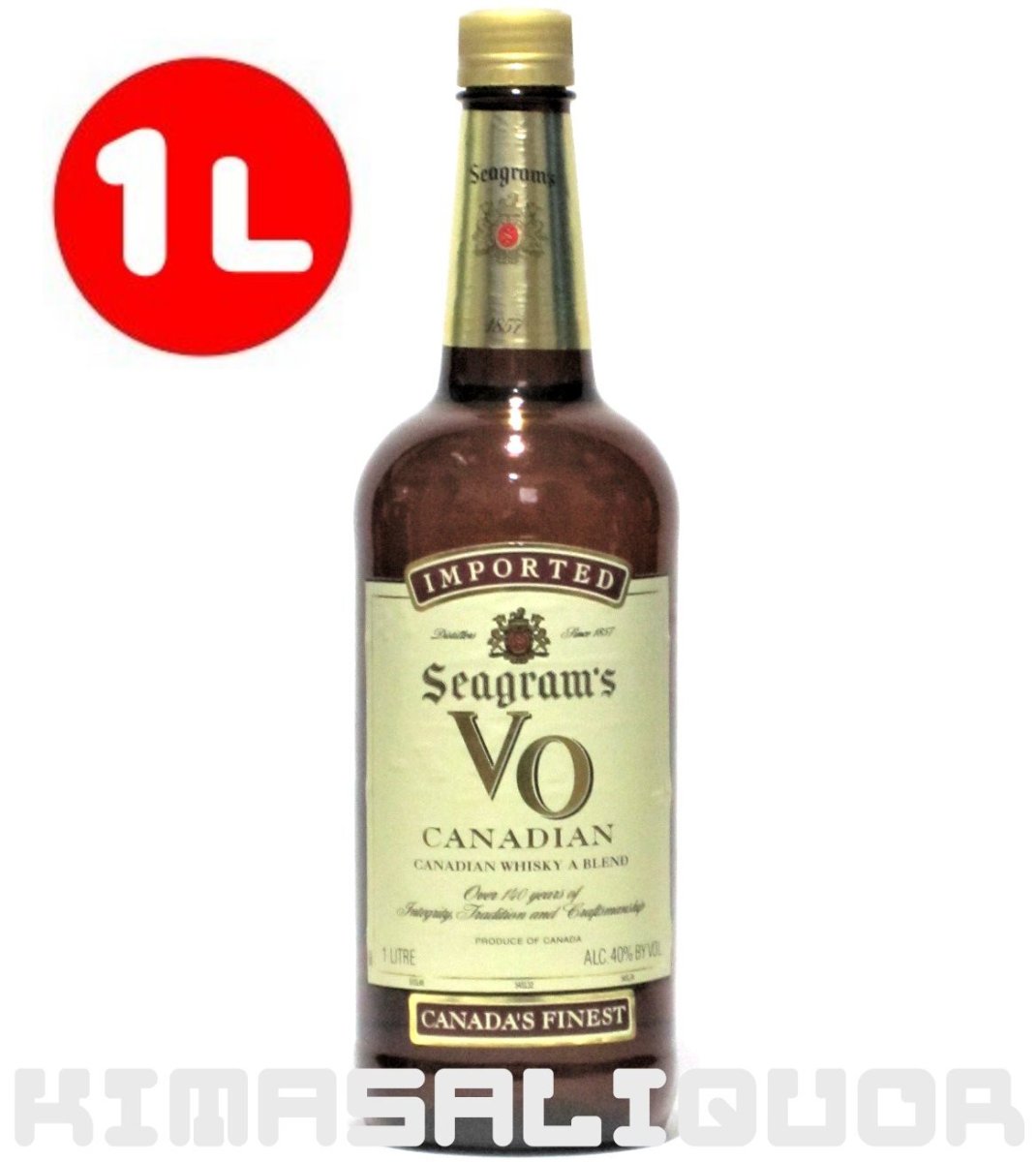 画像1: [特価] シーグラムVO 並行品 40度 1000ml (1L) (1)