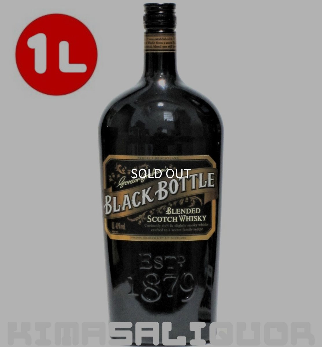 画像1: ブラックボトル 並行品 40度 1000ml (1L) (1)