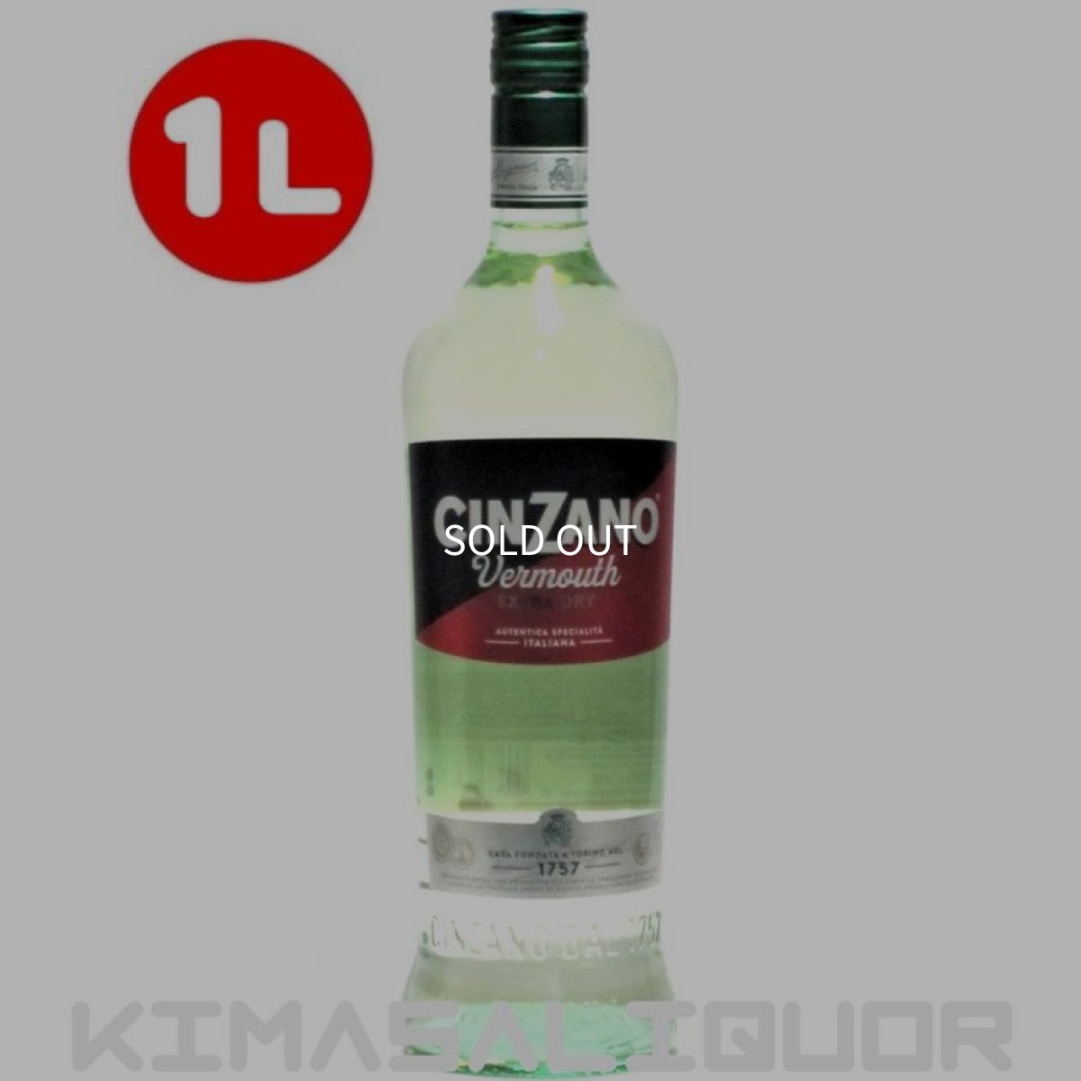 画像1: [特価] チンザノ エクストラ ドライ 18度 1000ml (1L) (1)