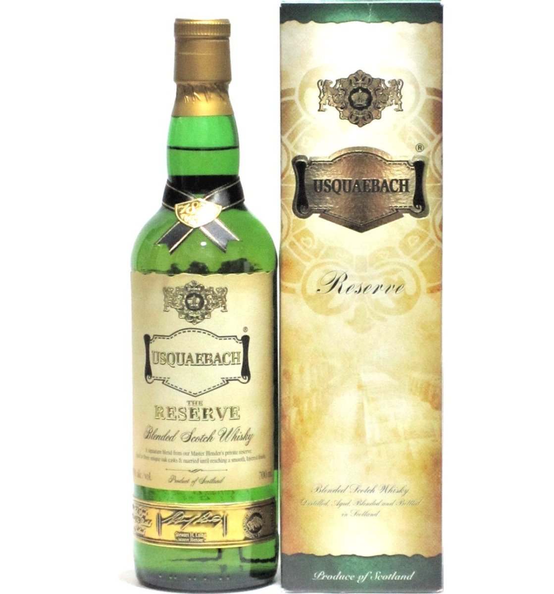 画像1: [古酒] ウシュクベ リザーブ 並行品 箱付き 43度 700ml (1)