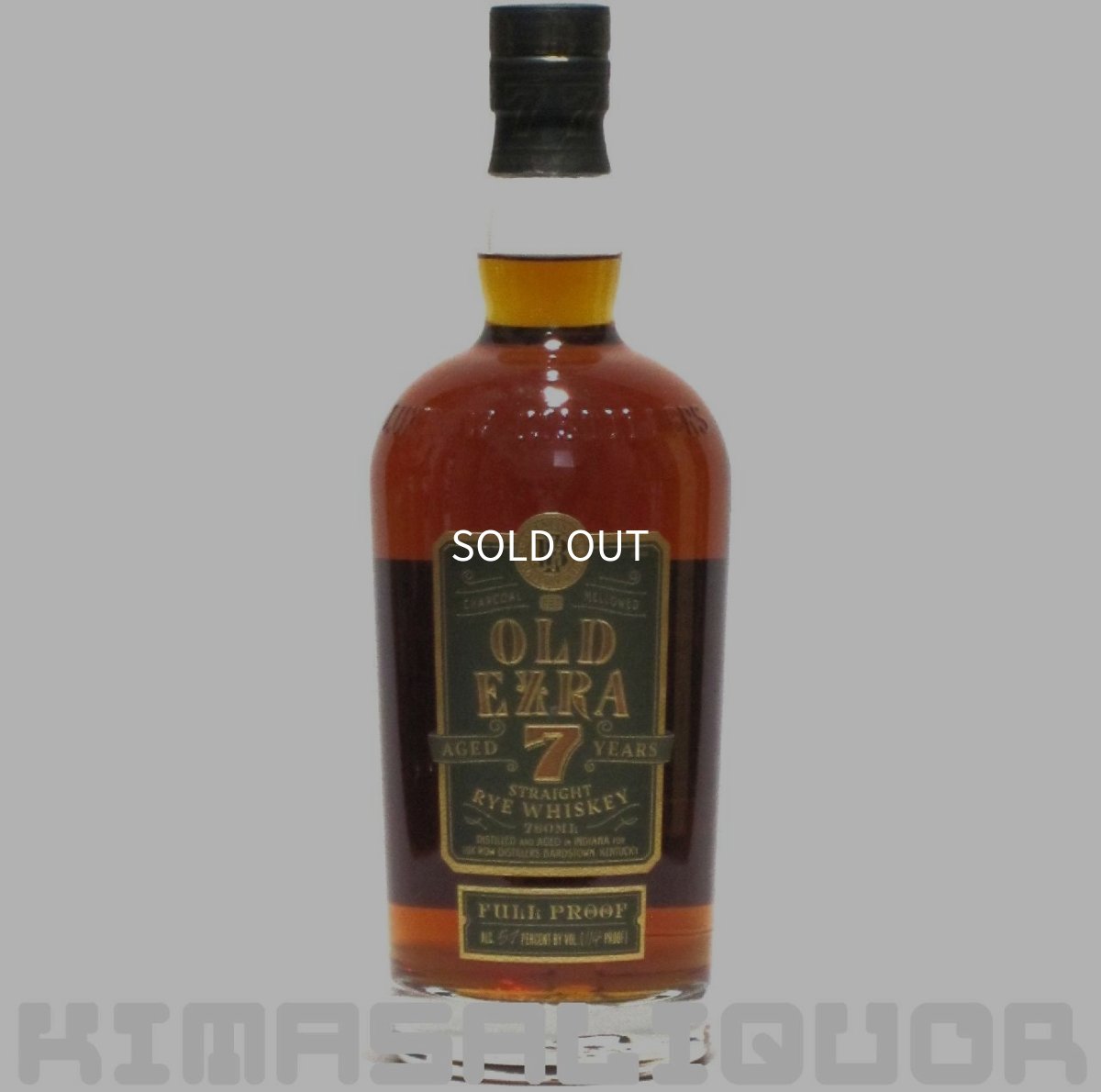 画像1: [特価] オールドエズラ 7年 ライ 正規品 57度 750ml (1)