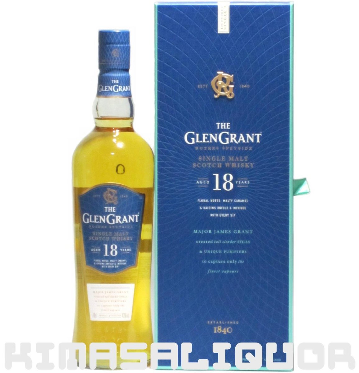 画像1: [特価] グレングラント 18年 並行品 箱付き 43度 700ml (1)