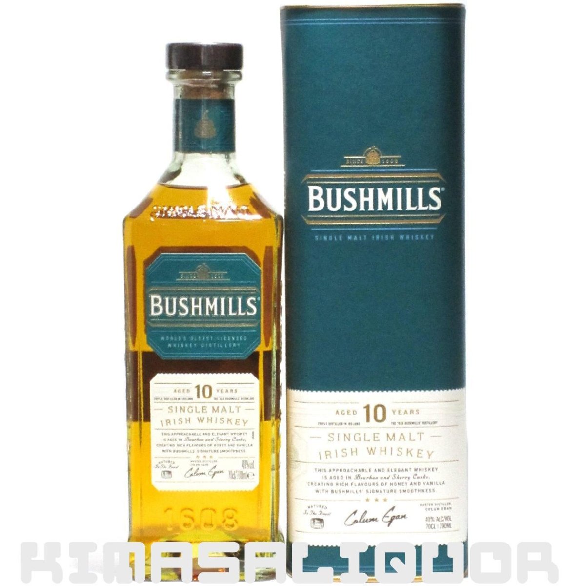 画像1: ブッシュミルズ モルト 10年 並行品 箱付き 40度 700ml (1)