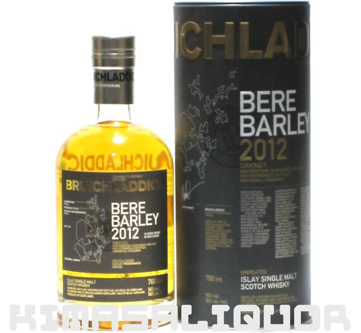 画像1: [特価] ブルイックラディ ベアバーレイ 2012 正規品 箱付き 50度 700ml (1)