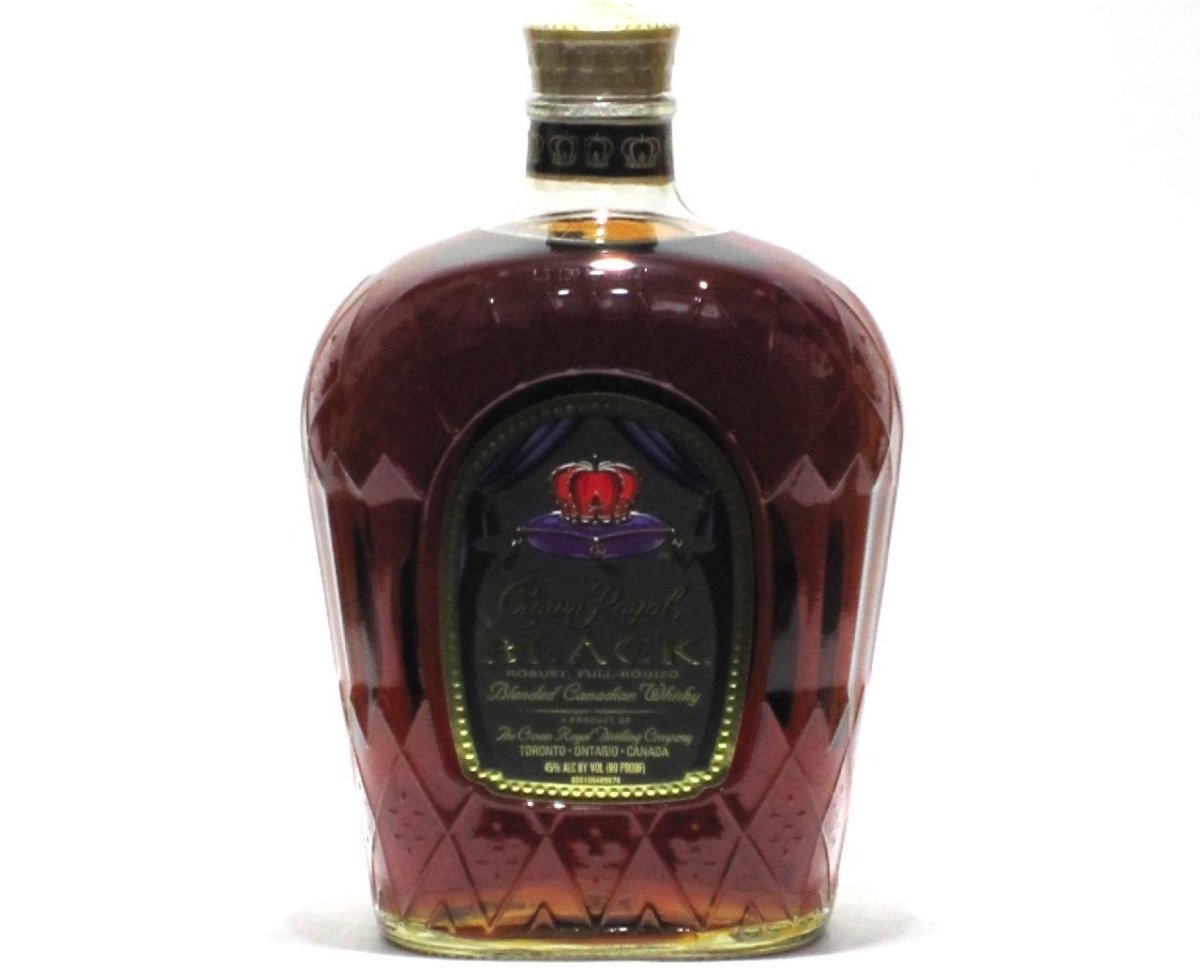 画像2: クラウンロイヤル （クラウンローヤル） ブラック 並行品 布袋・箱付き 45度 1000ml (1L) (2)