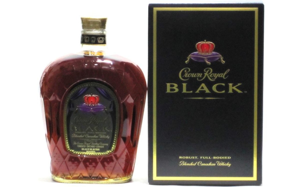 画像4: クラウンロイヤル （クラウンローヤル） ブラック 並行品 布袋・箱付き 45度 1000ml (1L) (4)