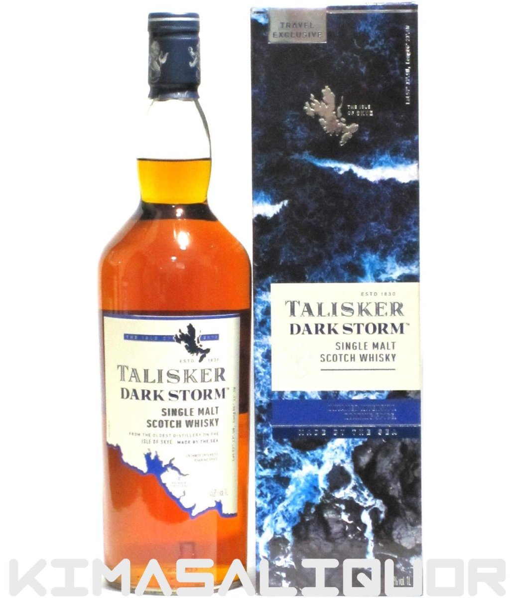 画像1: [特価] タリスカー ダークストーム 並行品 箱付き 45.8度 1000ml (1L) (1)