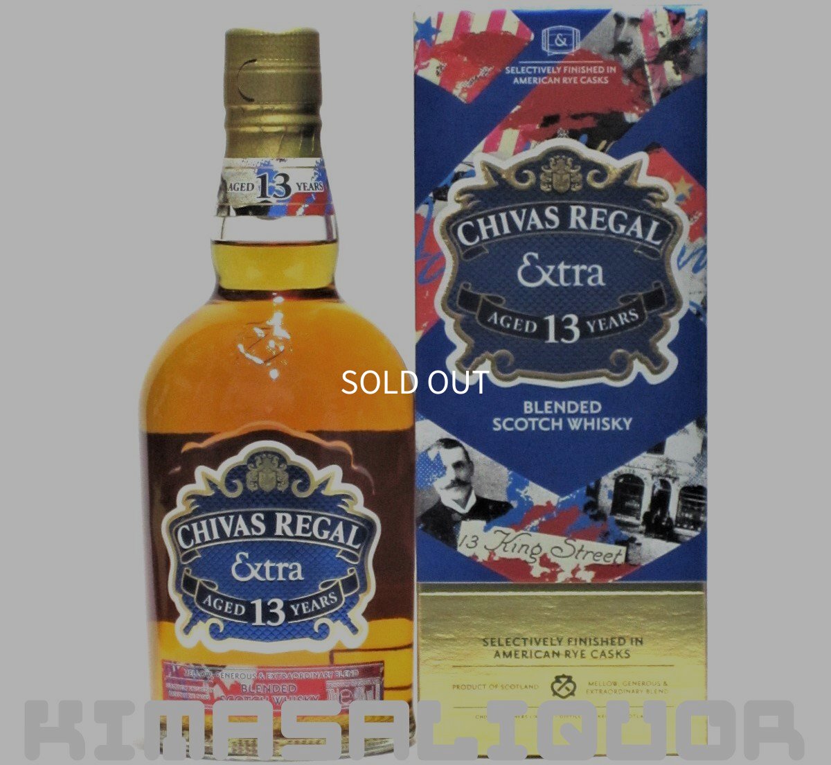 画像1: シーバスリーガル エクストラ 13年 アメリカンライカスク 並行品 箱付き 40度 700ml (1)