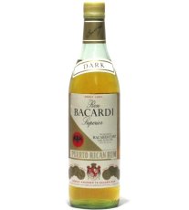 画像1: [古酒] バカルディ ダークラム 並行品 40度 750ml (1)