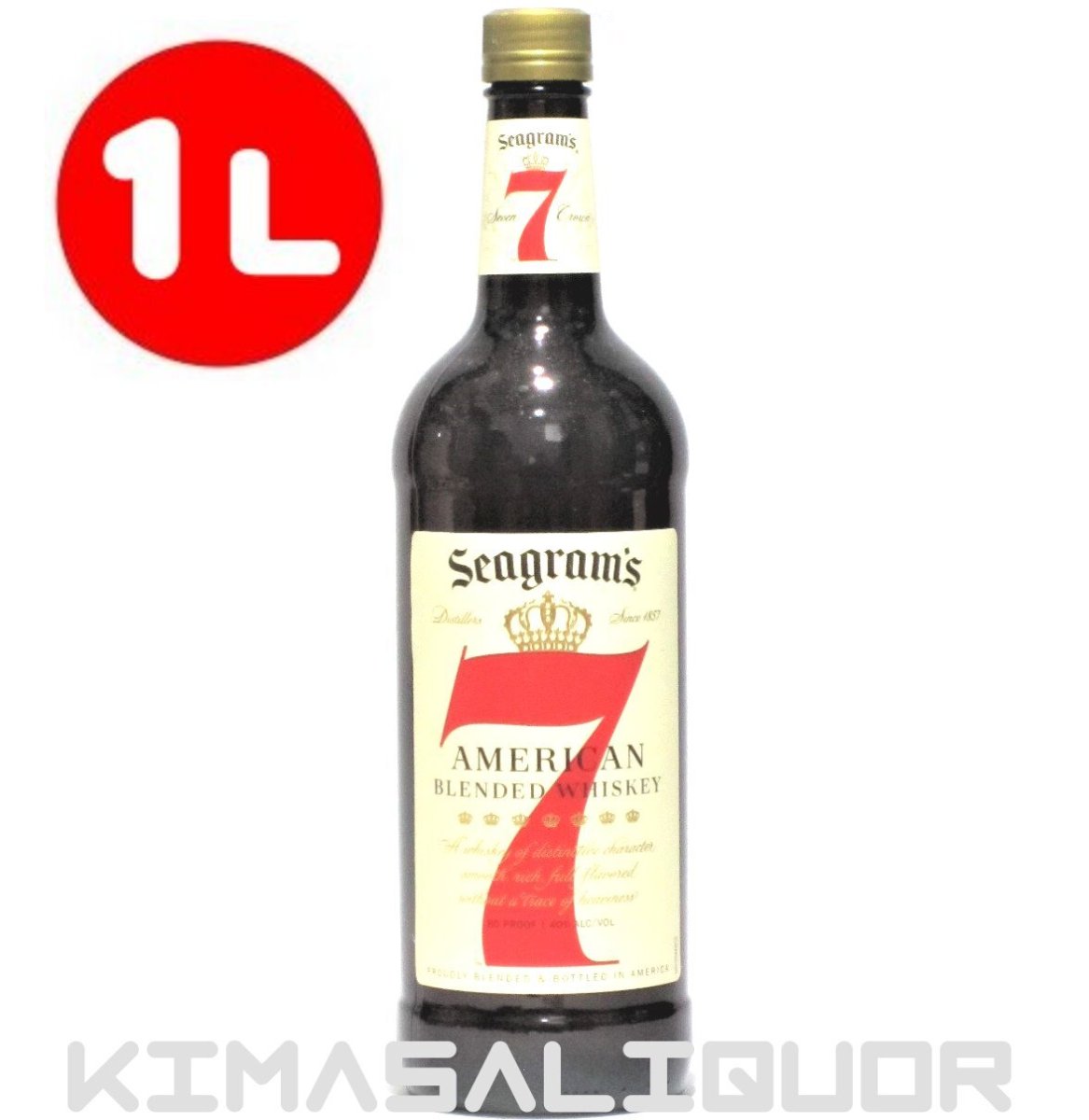 画像1: [特価] シーグラム セブンクラウン 並行品 40度 1000ml (1L) (1)