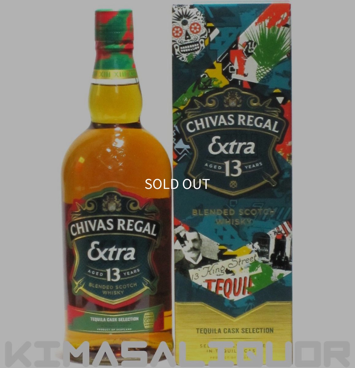 画像1: [特価] シーバスリーガル エクストラ 13年 テキーラカスク 並行品 箱付き 40度 1000ml (1L) (1)