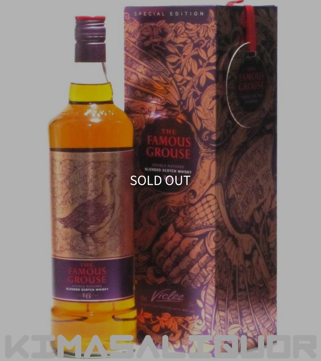 画像1: フェイマスグラウス16年 Vic Lee Edit 並行品 箱付き 40度 1000ml (1L) (1)