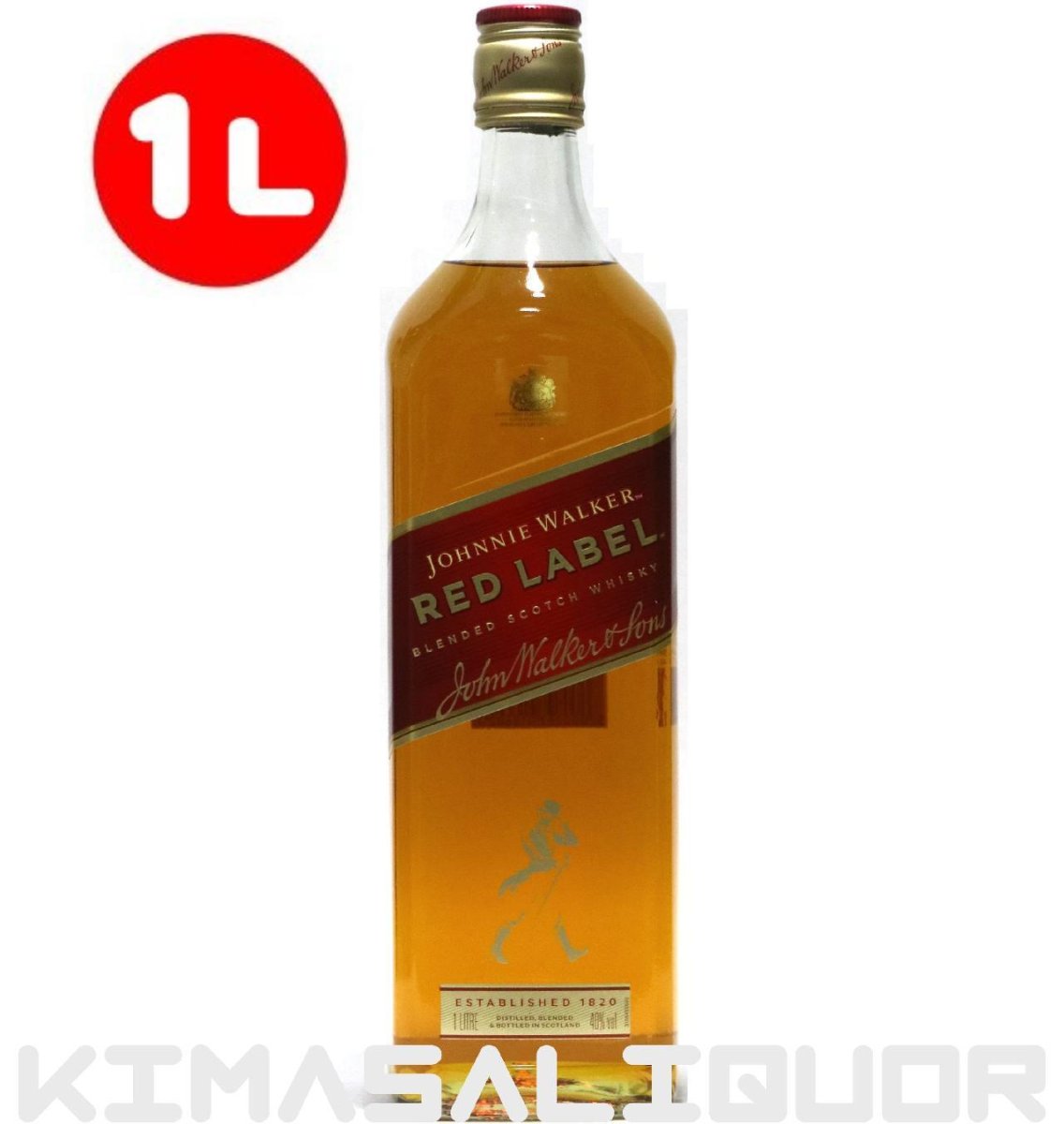 画像1: [特価] ジョニーウォーカー レッドラベル 正規品 40度 1000ml (1L) (1)