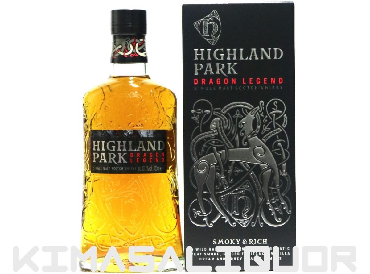 画像1: [特価] ハイランドパーク ドラゴン レジェンド 並行品 箱付き 43.1度 700ml (1)