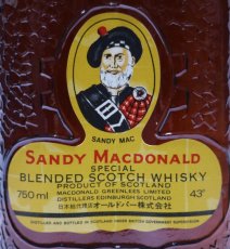画像3: [古酒] サンディ マクドナルド 正規品 箱付き 43度 750ml (3)