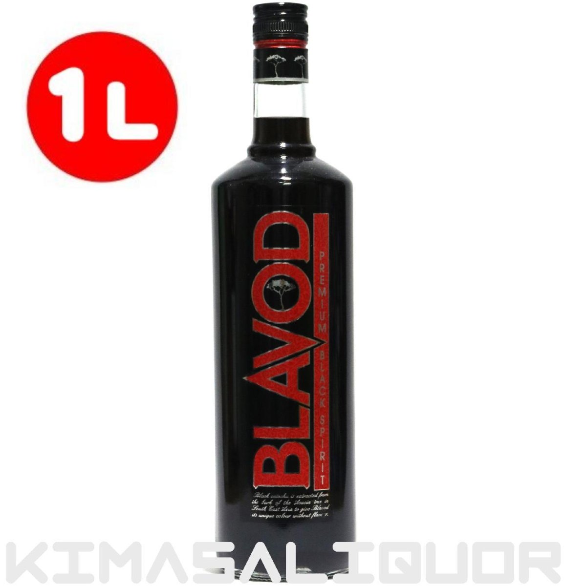 画像1: [特価] ブラヴォド ブラックウォッカ 並行品 40度 1000ml (1L) (1)