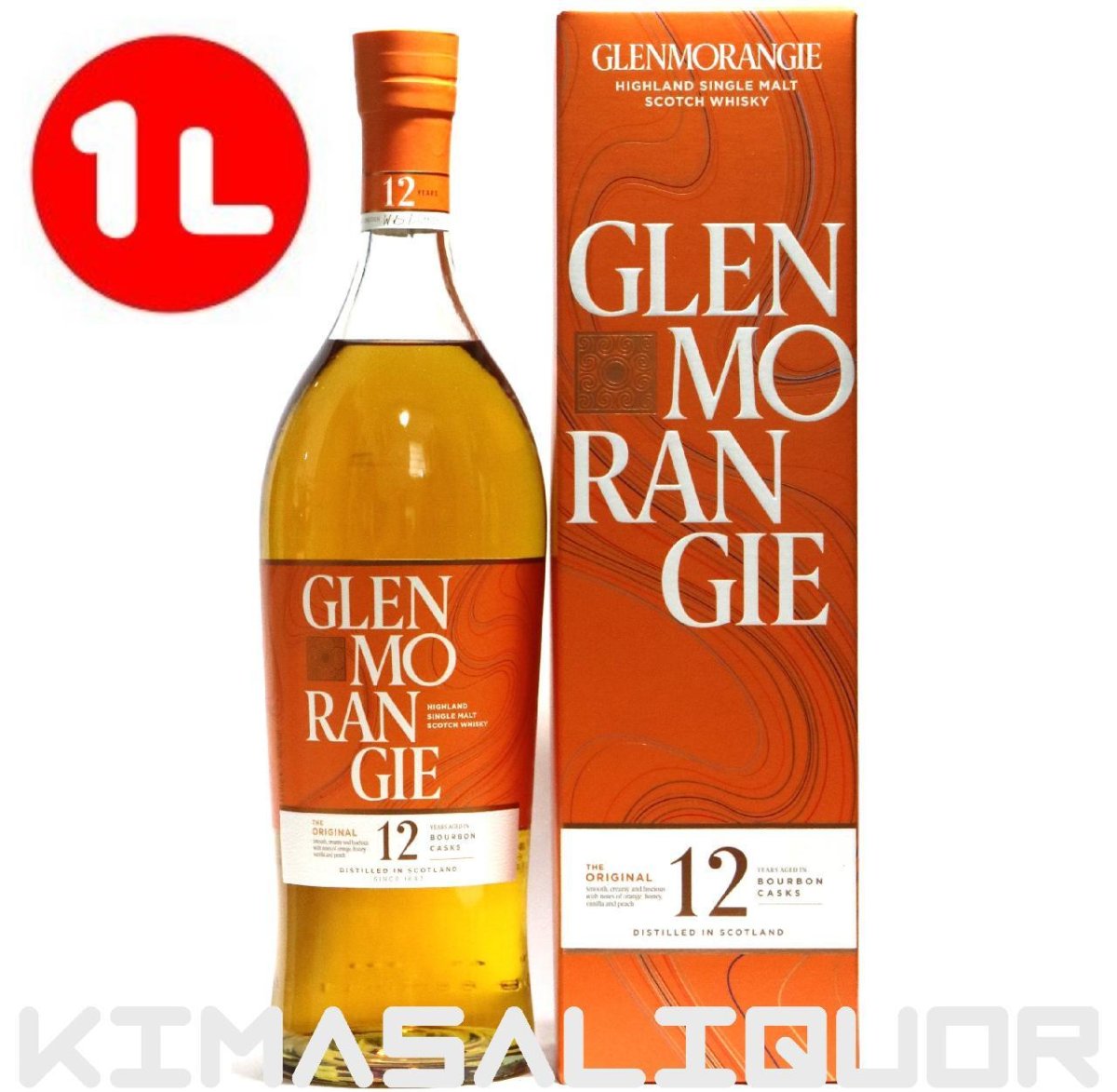 画像1: [特価] グレンモーレンジ オリジナル 12年 並行品 箱付き 40度 1000ml (1L) (1)