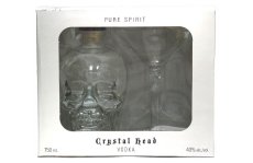 画像1: [特価] クリスタルヘッド ウォッカ マティーニグラス付き 並行品 箱付き 40度 750ml (1)