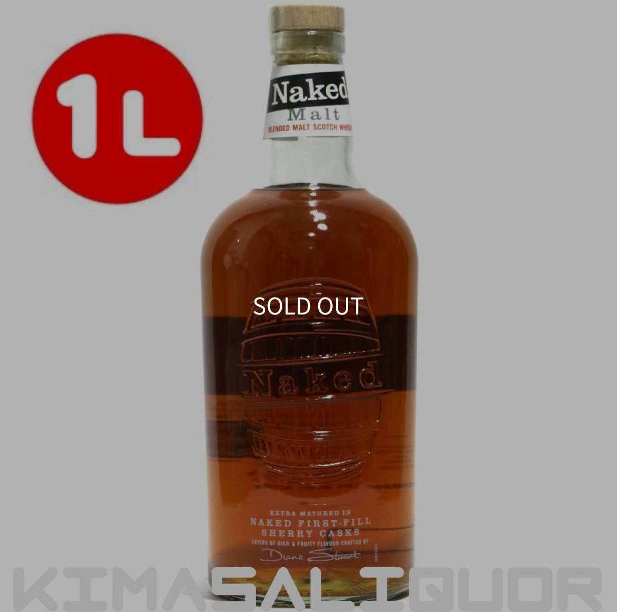 画像1: [数量限定特価] ネイキッドモルト（フェイマスグラウス） 並行品 40度 1000ml (1L) (1)