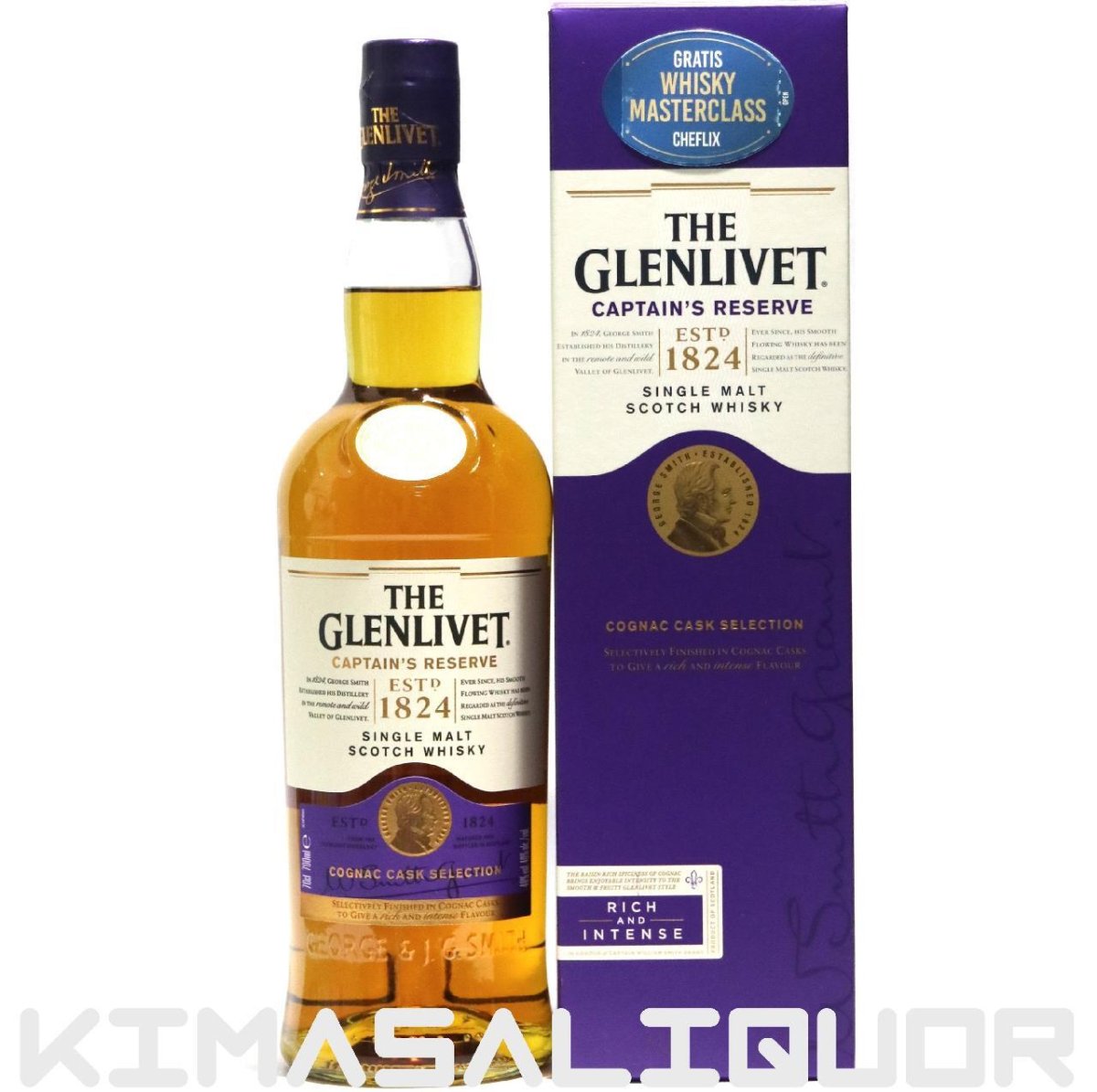 画像1: [特価] グレンリヴェット キャプテンズリザーブ 並行品 箱付き 40度 700ml (1)