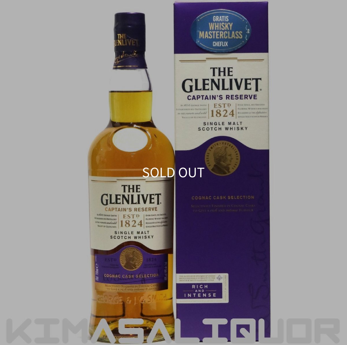 画像1: グレンリヴェット キャプテンズリザーブ 並行品 箱付き 40度 700ml (1)