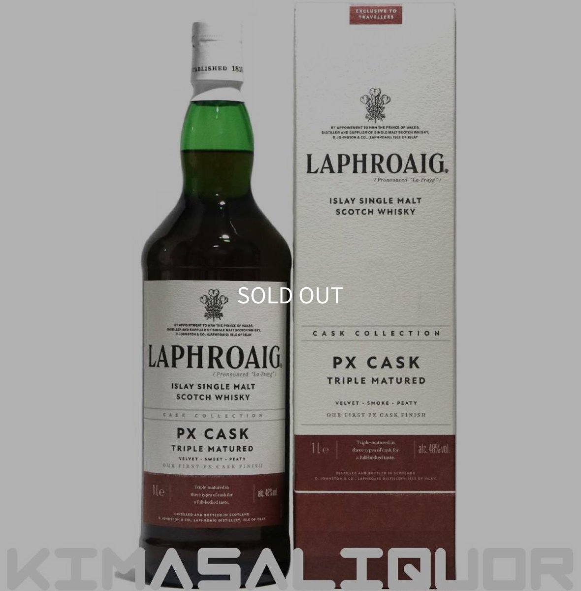 画像1: [特価] ラフロイグ PX ペドロヒメネスカスク 並行品 箱付き 48度 1000ml (1L) (1)