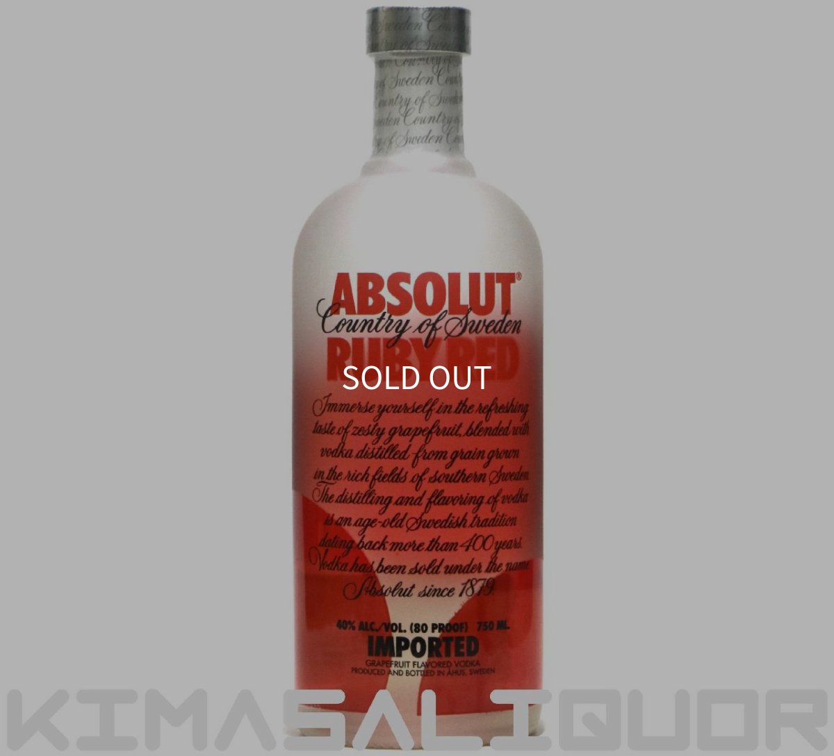 画像1: アブソルートウォッカ レッドルビー 並行品 40度 750ml (1)