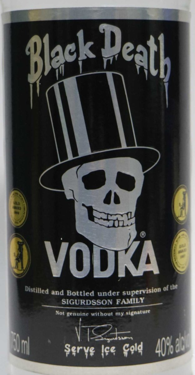 画像2: [古酒] ブラックデスウォッカ 並行品 40度 750ml (2)