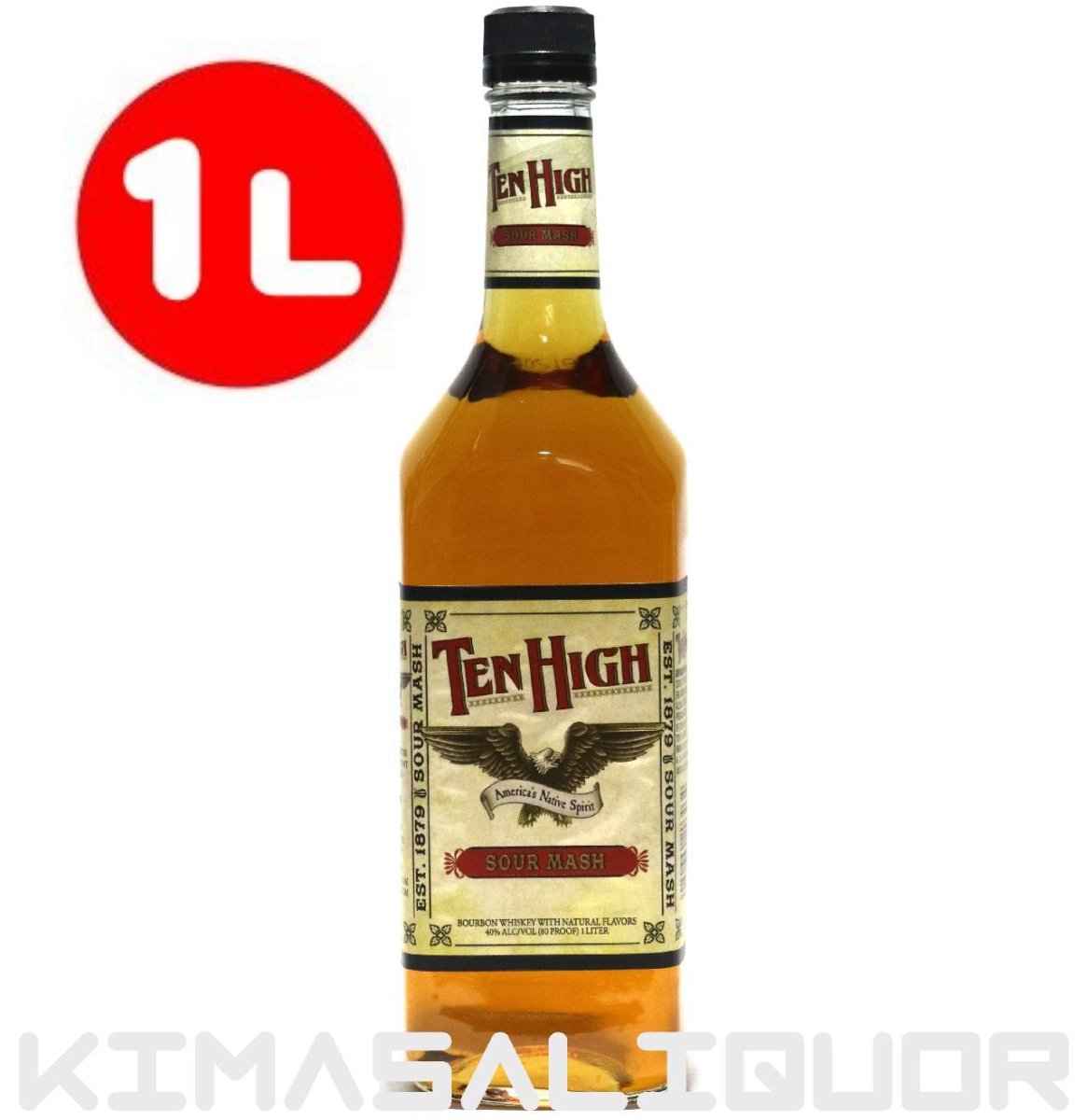 画像1: [特価] テンハイ バーボン 並行品 40度 1000ml (1L) (1)