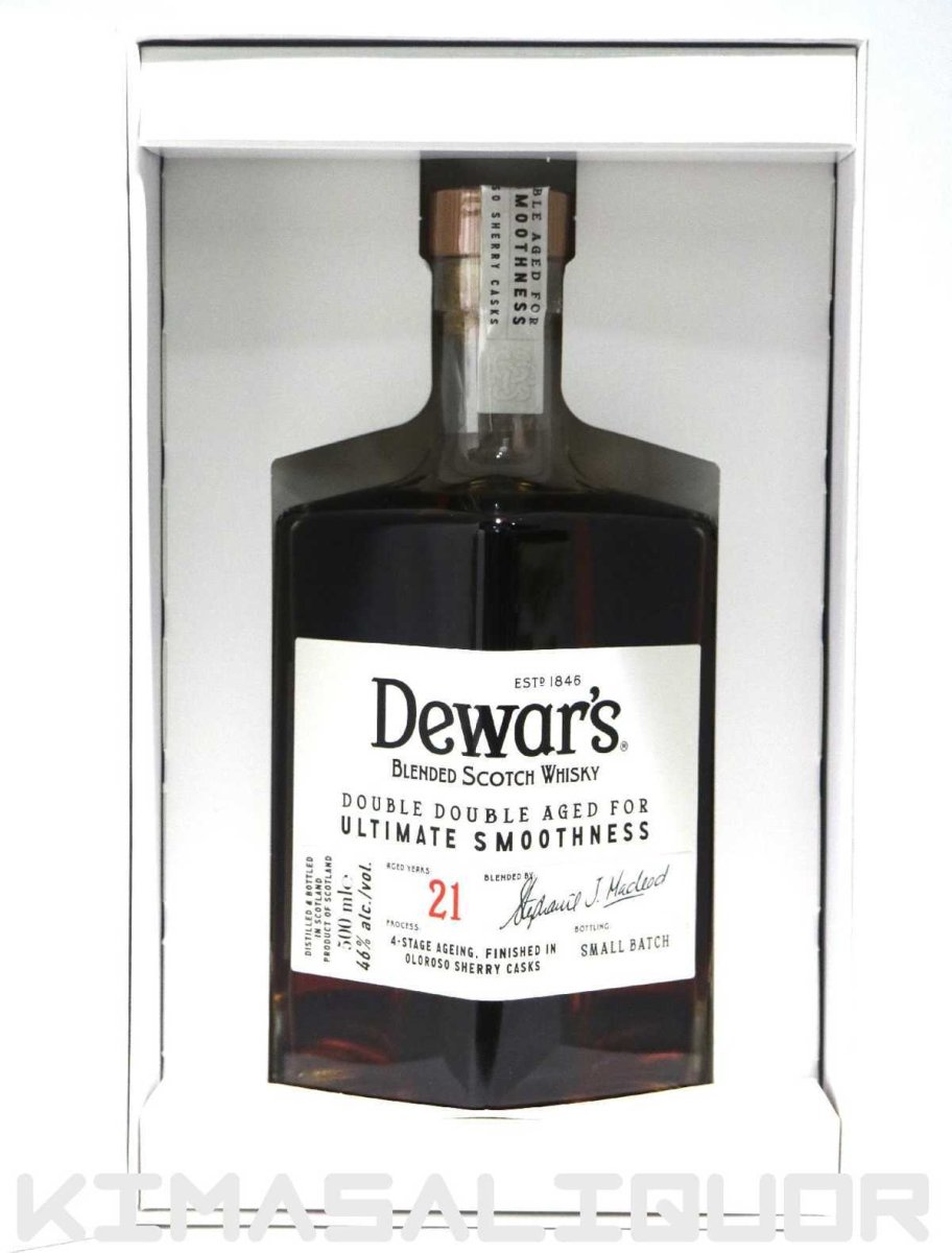 画像1: [特価] デュワーズ ダブルダブル 21年 正規品 箱付き 46度 500ml (1)