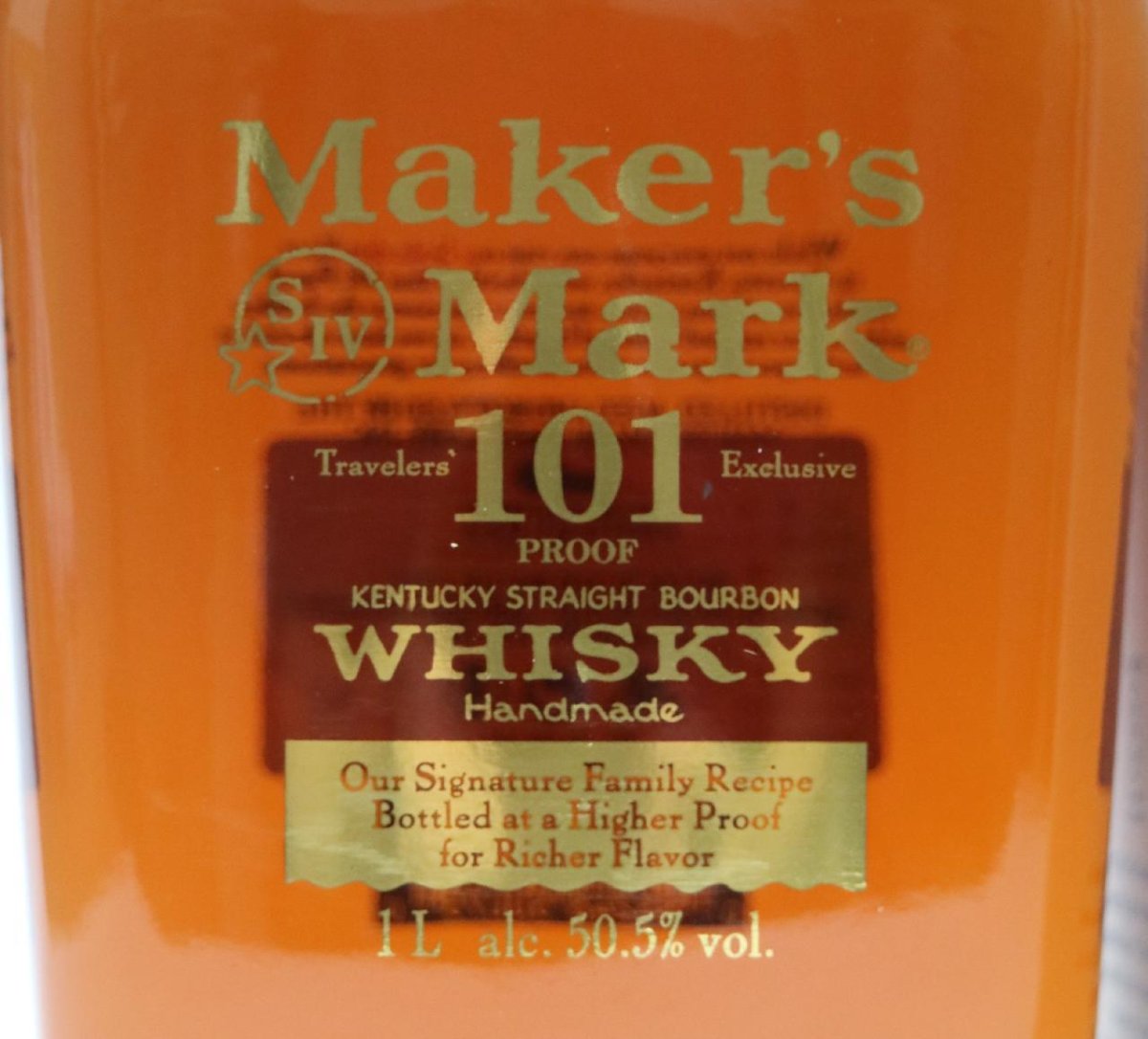 画像2: [数量限定特価] メーカーズマーク 101 並行品 箱付き 50.5度 1000ml (1L) (2)