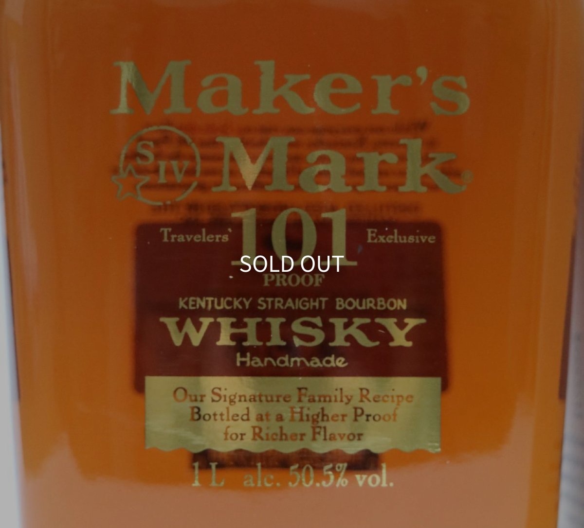 画像2: [特価] メーカーズマーク 101 並行品 箱付き 50.5度 1000ml (1L) (2)