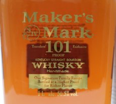 画像2: [特価] メーカーズマーク 101 並行品 箱付き 50.5度 1000ml (1L) (2)