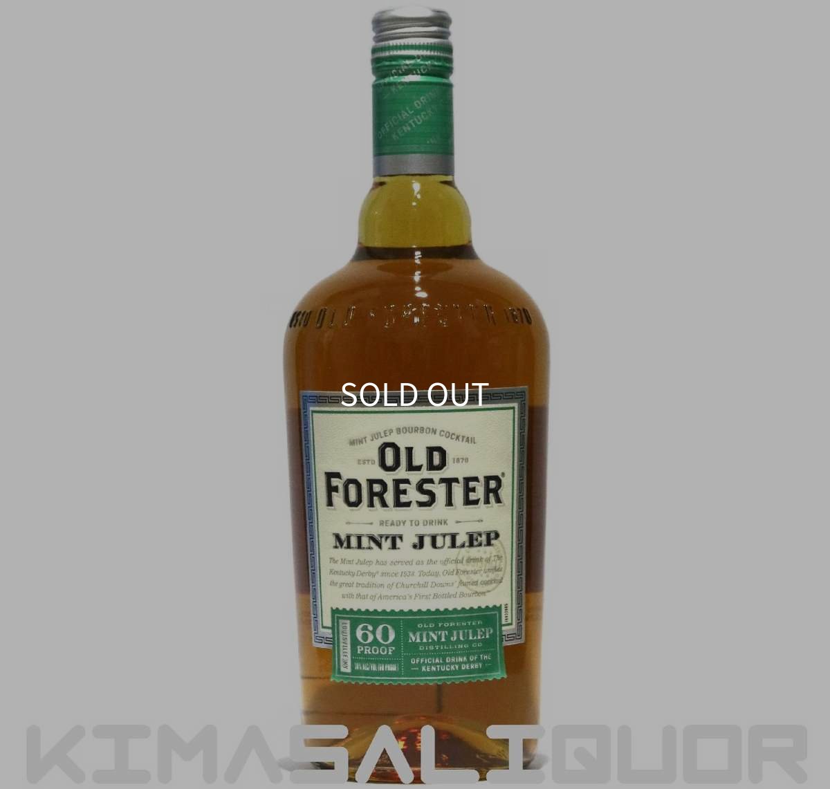 画像1: オールドフォレスター ミントジュレップ 並行品 30度 1000ml (1L) ※リキュール扱い (1)