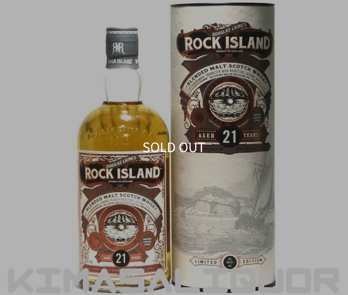 画像1: [特価] ロックアイランド 21年 （ダグラスレイン） 並行品 箱付き 46.8度 700ml (1)