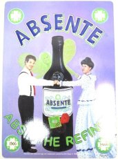 画像2: [特価] アブサント メタルプレート付き 正規品 55度 700ml (2)