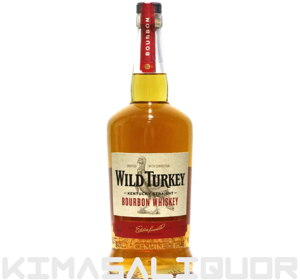 画像1: ワイルドターキー 81プルーフ 並行品 40.5度 1000ml (1L) (1)