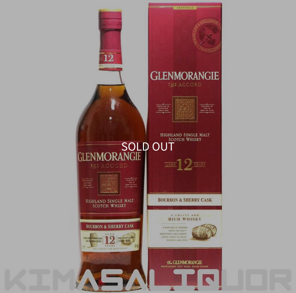 画像1: グレンモーレンジ アコード 12年 並行品 箱付き 43度 1000ml (1L) (1)